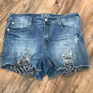 Wallflower Denim Shorts